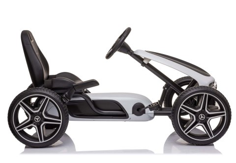 GOKART NA PEDAŁY LICENCJA MERCEDESA KOŁA EVA, MIĘKKIE SIEDZENIE Z LOGIEM MB JAKOŚĆ /XMX610 GOKART NA PEDAŁY LICENCJA MERCEDESA KOŁA EVA, MIĘKKIE SIEDZENIE Z LOGIEM MB JAKOŚĆ /XMX610