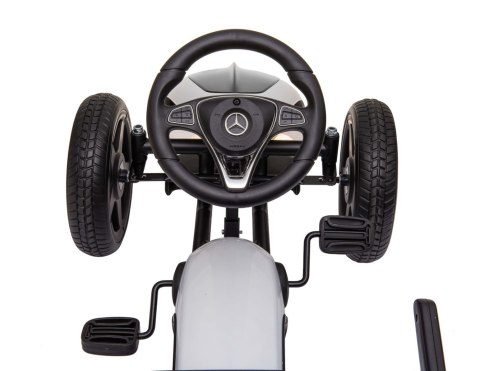 GOKART NA PEDAŁY LICENCJA MERCEDESA KOŁA EVA, MIĘKKIE SIEDZENIE Z LOGIEM MB JAKOŚĆ /XMX610 GOKART NA PEDAŁY LICENCJA MERCEDESA KOŁA EVA, MIĘKKIE SIEDZENIE Z LOGIEM MB JAKOŚĆ /XMX610