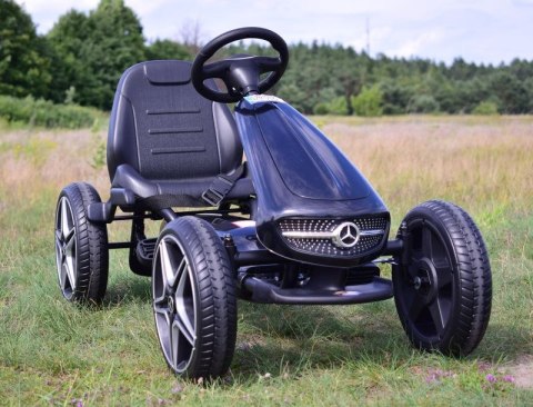 GOKART NA PEDAŁY LICENCJA MERCEDESA KOŁA EVA, MIĘKKIE SIEDZENIE Z LOGIEM MB JAKOŚĆ /XMX610 GOKART NA PEDAŁY LICENCJA MERCEDESA KOŁA EVA, MIĘKKIE SIEDZENIE Z LOGIEM MB JAKOŚĆ /XMX610