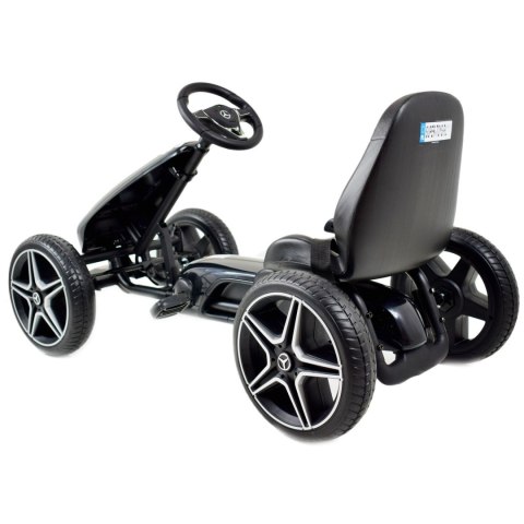GOKART NA PEDAŁY LICENCJA MERCEDESA KOŁA EVA, MIĘKKIE SIEDZENIE Z LOGIEM MB JAKOŚĆ /XMX610 GOKART NA PEDAŁY LICENCJA MERCEDESA KOŁA EVA, MIĘKKIE SIEDZENIE Z LOGIEM MB JAKOŚĆ /XMX610