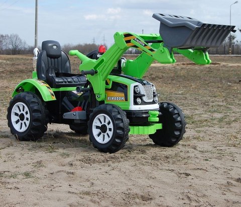 MOCNY TRAKTOR Z ŁYŻKĄ KINGDOM 12V DWIE PRĘDKOŚCI/JS328A MOCNY TRAKTOR Z ŁYŻKĄ KINGDOM 12V DWIE PRĘDKOŚCI/JS328A