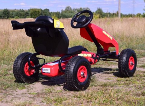 NAJNOWSZY GOKART NA PEDAŁY, KOŁA POMPOWANE, HAMULCE/G202 NAJNOWSZY GOKART NA PEDAŁY, KOŁA POMPOWANE, HAMULCE/G202