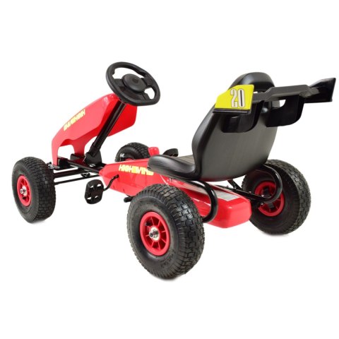 NAJNOWSZY GOKART NA PEDAŁY, KOŁA POMPOWANE, HAMULCE/G202 NAJNOWSZY GOKART NA PEDAŁY, KOŁA POMPOWANE, HAMULCE/G202