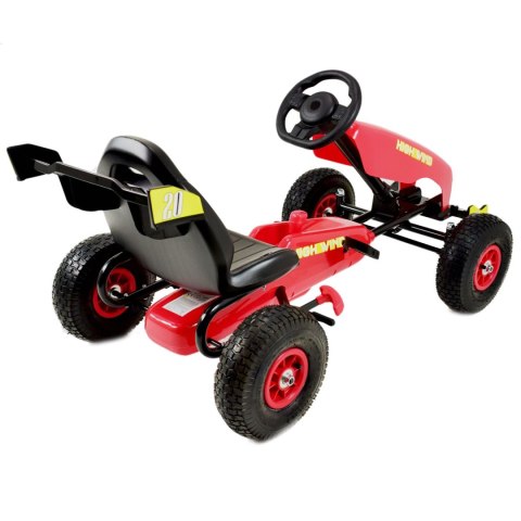 NAJNOWSZY GOKART NA PEDAŁY, KOŁA POMPOWANE, HAMULCE/G202 NAJNOWSZY GOKART NA PEDAŁY, KOŁA POMPOWANE, HAMULCE/G202