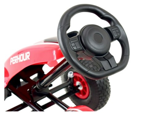 NAJNOWSZY GOKART NA PEDAŁY, KOŁA POMPOWANE, HAMULCE/G203 NAJNOWSZY GOKART NA PEDAŁY, KOŁA POMPOWANE, HAMULCE/G203