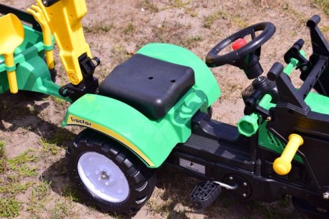 TRAKTOR NA PEDAŁY Z PRZYCZEPĄ I KOPARKĄ/ TR3007 TRAKTOR NA PEDAŁY Z PRZYCZEPĄ I KOPARKĄ/ TR3007