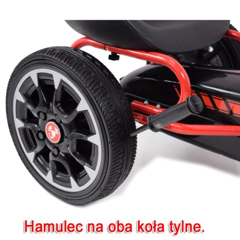 WIELKI LICENCJONOWANY GOKART FIAT ABARTH KOŁA EVA JAKOŚĆ /PB9388A WIELKI LICENCJONOWANY GOKART FIAT ABARTH KOŁA EVA JAKOŚĆ /PB9388A