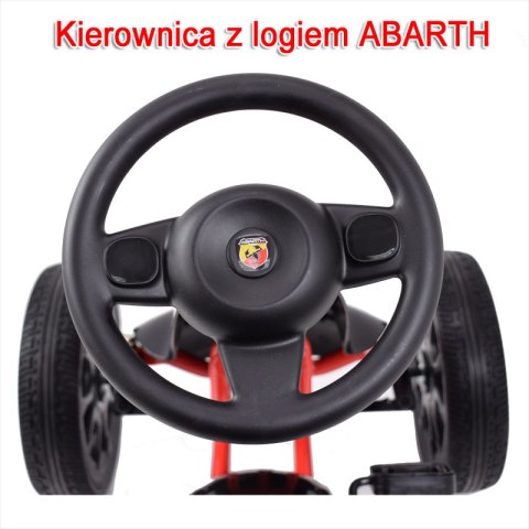 WIELKI LICENCJONOWANY GOKART FIAT ABARTH KOŁA EVA JAKOŚĆ /PB9388A WIELKI LICENCJONOWANY GOKART FIAT ABARTH KOŁA EVA JAKOŚĆ /PB9388A