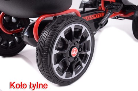 WIELKI LICENCJONOWANY GOKART FIAT ABARTH KOŁA EVA JAKOŚĆ /PB9388A WIELKI LICENCJONOWANY GOKART FIAT ABARTH KOŁA EVA JAKOŚĆ /PB9388A