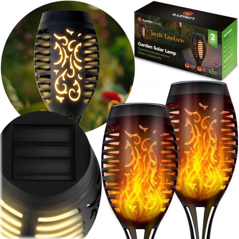 Lampka solarna pochodnia 2szt Ilumen LS-100 Lampka solarna pochodnia 2szt Ilumen LS-100