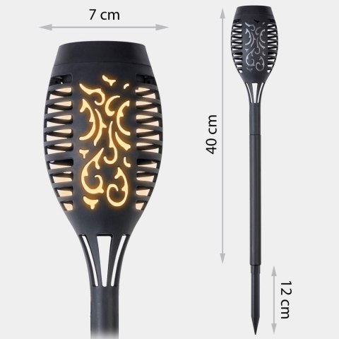 Lampka solarna pochodnia 2szt Ilumen LS-100 Lampka solarna pochodnia 2szt Ilumen LS-100