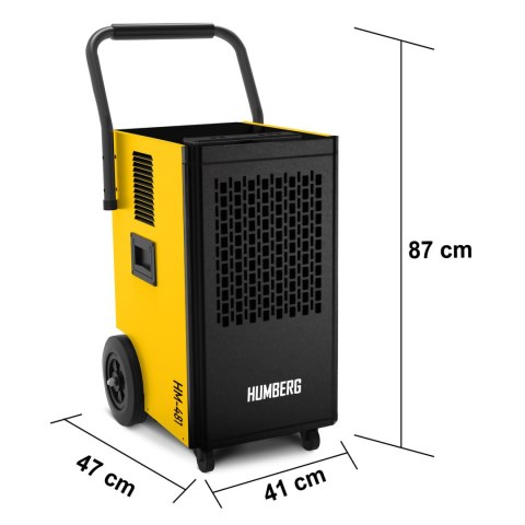 Przemysłowy osuszacz powietrza 50l/24h Humberg HM-481 Przemysłowy osuszacz powietrza 50l/24h Humberg HM-481