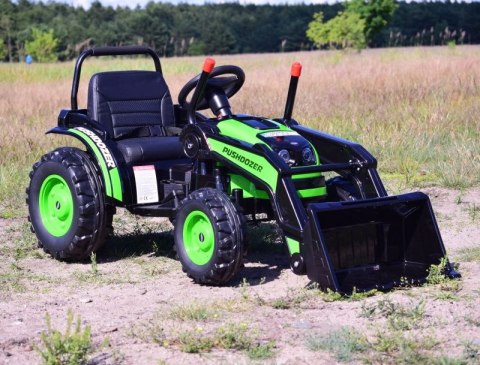 MEGA TRAKTOR Z ŁYŻKĄ - ŁADOWARKĄ. MIĘKKIE SIEDZENIE, PILOT, RADIO FM/HL389 MEGA TRAKTOR Z ŁYŻKĄ - ŁADOWARKĄ. MIĘKKIE SIEDZENIE, PILOT, RADIO FM/HL389