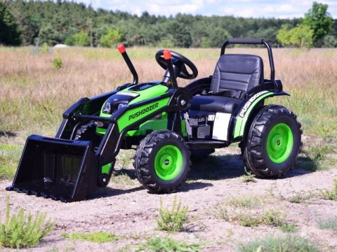 MEGA TRAKTOR Z ŁYŻKĄ - ŁADOWARKĄ. MIĘKKIE SIEDZENIE, PILOT, RADIO FM/HL389 MEGA TRAKTOR Z ŁYŻKĄ - ŁADOWARKĄ. MIĘKKIE SIEDZENIE, PILOT, RADIO FM/HL389