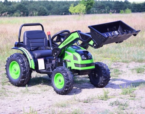 MEGA TRAKTOR Z ŁYŻKĄ - ŁADOWARKĄ. MIĘKKIE SIEDZENIE, PILOT, RADIO FM/HL389 MEGA TRAKTOR Z ŁYŻKĄ - ŁADOWARKĄ. MIĘKKIE SIEDZENIE, PILOT, RADIO FM/HL389