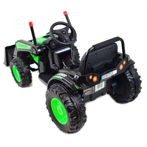 MEGA TRAKTOR Z ŁYŻKĄ - ŁADOWARKĄ. MIĘKKIE SIEDZENIE, PILOT, RADIO FM/HL389 MEGA TRAKTOR Z ŁYŻKĄ - ŁADOWARKĄ. MIĘKKIE SIEDZENIE, PILOT, RADIO FM/HL389