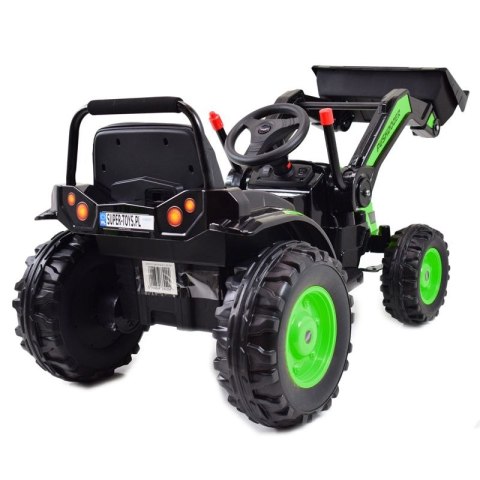 MEGA TRAKTOR Z ŁYŻKĄ - ŁADOWARKĄ. MIĘKKIE SIEDZENIE, PILOT, RADIO FM/HL389 MEGA TRAKTOR Z ŁYŻKĄ - ŁADOWARKĄ. MIĘKKIE SIEDZENIE, PILOT, RADIO FM/HL389
