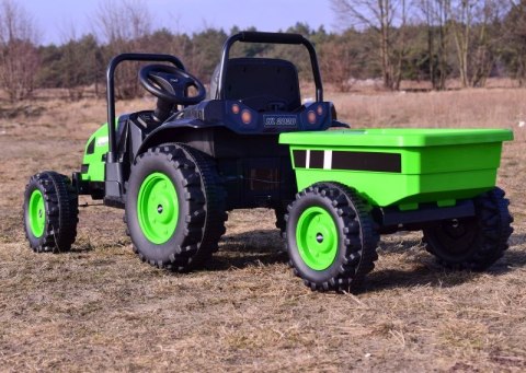 MEGA TRAKTOR Z PRZYCZEPĄ. MIĘKKIE SIEDZENIE, KOŁA EVA,PILOT, RADIO FM/HL388 MEGA TRAKTOR Z PRZYCZEPĄ. MIĘKKIE SIEDZENIE, KOŁA EVA,PILOT, RADIO FM/HL388
