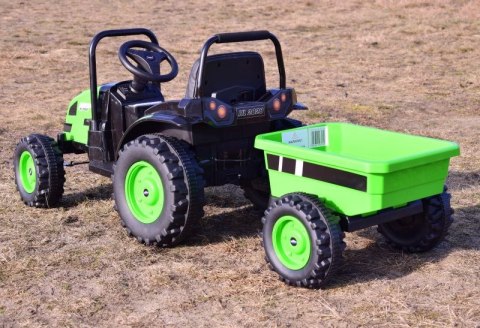 MEGA TRAKTOR Z PRZYCZEPĄ. MIĘKKIE SIEDZENIE, KOŁA EVA,PILOT, RADIO FM/HL388 MEGA TRAKTOR Z PRZYCZEPĄ. MIĘKKIE SIEDZENIE, KOŁA EVA,PILOT, RADIO FM/HL388