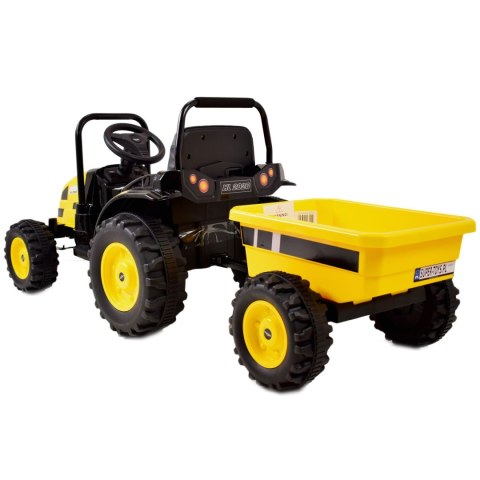 MEGA TRAKTOR Z PRZYCZEPĄ. MIĘKKIE SIEDZENIE, KOŁA EVA,PILOT, RADIO FM/HL388 MEGA TRAKTOR Z PRZYCZEPĄ. MIĘKKIE SIEDZENIE, KOŁA EVA,PILOT, RADIO FM/HL388