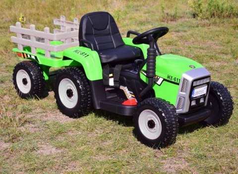 SUPER TRAKTOR BLOW - NA AKUMULATOR Z PRZYCZEPĄ, MIĘKKIE KOŁA, MIEKKIE SIEDZENIE, PILOT/XMX611 SUPER TRAKTOR BLOW - NA AKUMULATOR Z PRZYCZEPĄ, MIĘKKIE KOŁA, MIEKKIE SIEDZENIE, PILOT/XMX611
