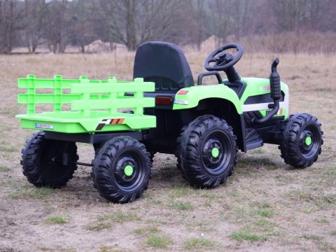 SUPER TRAKTOR FAST NA AKUMULATOR Z PRZYCZEPĄ, MIĘKKIE KOŁA, MIĘKKIE SIEDZENIE, PILOT/JC005 SUPER TRAKTOR FAST NA AKUMULATOR Z PRZYCZEPĄ, MIĘKKIE KOŁA, MIĘKKIE SIEDZENIE, PILOT/JC005
