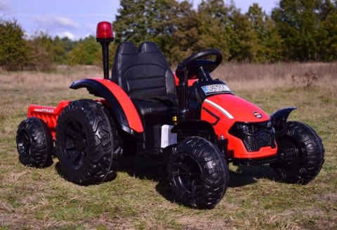SUPER TRAKTOR TRUCK Z PRZYCZEPĄ I KOGUTEM, MIĘKKIE KOŁA, MIĘKKIE SIEDZENIE, PILOT/HZB200 SUPER TRAKTOR TRUCK Z PRZYCZEPĄ I KOGUTEM, MIĘKKIE KOŁA, MIĘKKIE SIEDZENIE, PILOT/HZB200