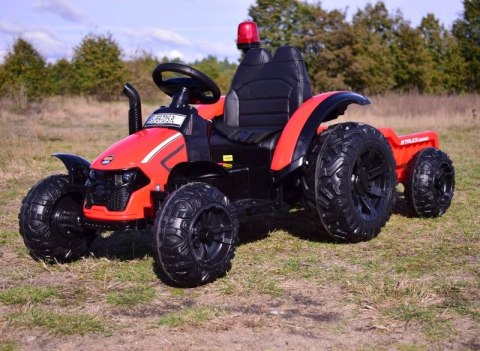 SUPER TRAKTOR TRUCK Z PRZYCZEPĄ I KOGUTEM, MIĘKKIE KOŁA, MIĘKKIE SIEDZENIE, PILOT/HZB200 SUPER TRAKTOR TRUCK Z PRZYCZEPĄ I KOGUTEM, MIĘKKIE KOŁA, MIĘKKIE SIEDZENIE, PILOT/HZB200