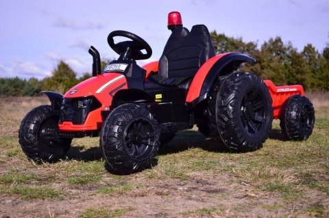 SUPER TRAKTOR TRUCK Z PRZYCZEPĄ I KOGUTEM, MIĘKKIE KOŁA, MIĘKKIE SIEDZENIE, PILOT/HZB200 SUPER TRAKTOR TRUCK Z PRZYCZEPĄ I KOGUTEM, MIĘKKIE KOŁA, MIĘKKIE SIEDZENIE, PILOT/HZB200