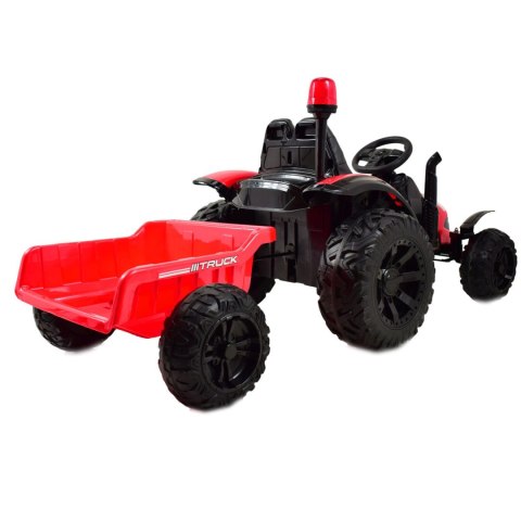 SUPER TRAKTOR TRUCK Z PRZYCZEPĄ I KOGUTEM, MIĘKKIE KOŁA, MIĘKKIE SIEDZENIE, PILOT/HZB200 SUPER TRAKTOR TRUCK Z PRZYCZEPĄ I KOGUTEM, MIĘKKIE KOŁA, MIĘKKIE SIEDZENIE, PILOT/HZB200