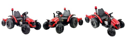SUPER TRAKTOR TRUCK Z PRZYCZEPĄ I KOGUTEM, MIĘKKIE KOŁA, MIĘKKIE SIEDZENIE, PILOT/HZB200 SUPER TRAKTOR TRUCK Z PRZYCZEPĄ I KOGUTEM, MIĘKKIE KOŁA, MIĘKKIE SIEDZENIE, PILOT/HZB200
