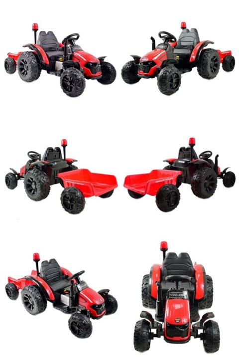 SUPER TRAKTOR TRUCK Z PRZYCZEPĄ I KOGUTEM, MIĘKKIE KOŁA, MIĘKKIE SIEDZENIE, PILOT/HZB200 SUPER TRAKTOR TRUCK Z PRZYCZEPĄ I KOGUTEM, MIĘKKIE KOŁA, MIĘKKIE SIEDZENIE, PILOT/HZB200