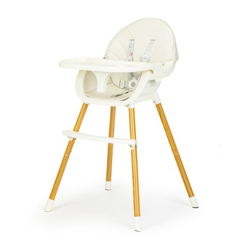 Krzesełko fotelik do karmienia 2w1 beżowe ECOTOYS Krzesełko fotelik do karmienia 2w1 beżowe ECOTOYS