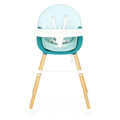 Krzesełko fotelik do karmienia 2w1 niebieskie ECOTOYS Krzesełko fotelik do karmienia 2w1 niebieskie ECOTOYS