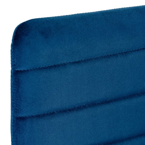 Krzesła z wyprofilowanym oparciem- VELVET NIEBIESKI - 4 sztuki Krzesła z wyprofilowanym oparciem- VELVET NIEBIESKI - 4 sztuki