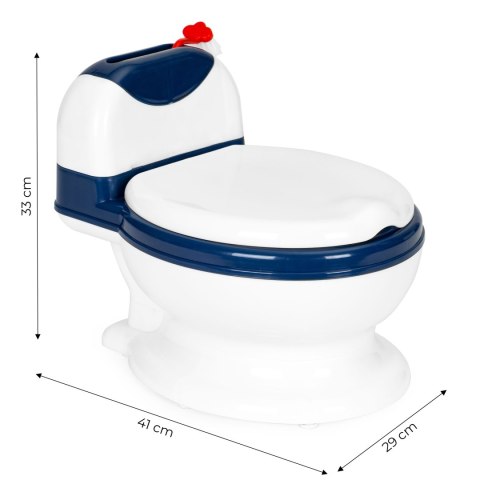 Nocnik toaleta z wyjmowanym wkładem sedes dla dzieci zamykany ze szczotką ECOTOYS Nocnik toaleta z wyjmowanym wkładem sedes dla dzieci zamykany ze szczotką ECOTOYS