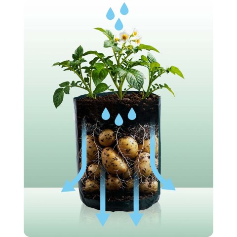 Worek do uprawy warzyw 43 l Plonos PL-964 Worek do uprawy warzyw 43 l Plonos PL-964