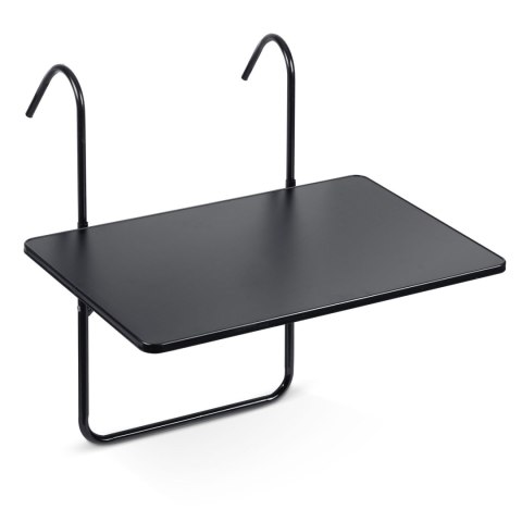 Wytrzymały stolik balkonowy 60x43cm składany Sofotel SO-982 czarny Wytrzymały stolik balkonowy 60x43cm składany Sofotel SO-982 czarny