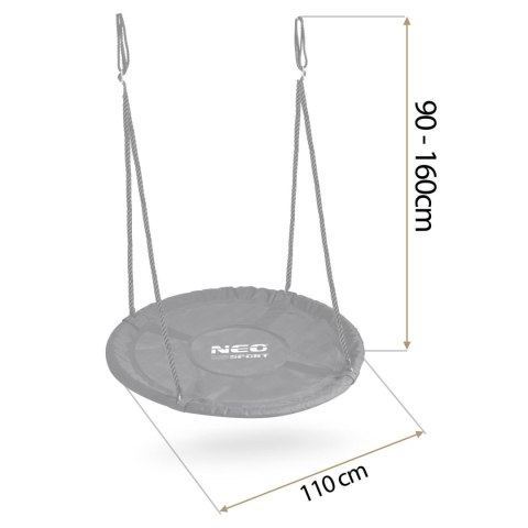 Huśtawka bocianie gniazdo Neo-Sport NS-103 110 cm Huśtawka bocianie gniazdo Neo-Sport NS-103 110 cm