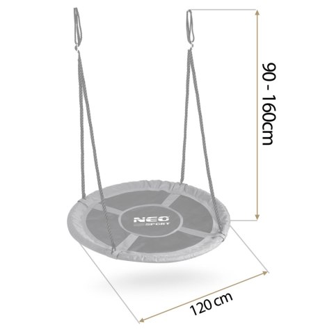 Huśtawka bocianie gniazdo Neo-Sport Swingo 120 cm Huśtawka bocianie gniazdo Neo-Sport Swingo 120 cm