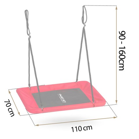 Huśtawka bocianie gniazdo prostokątna Neo-Sport Swingo 110 x 70 cm Huśtawka bocianie gniazdo prostokątna Neo-Sport Swingo 110 x 70 cm