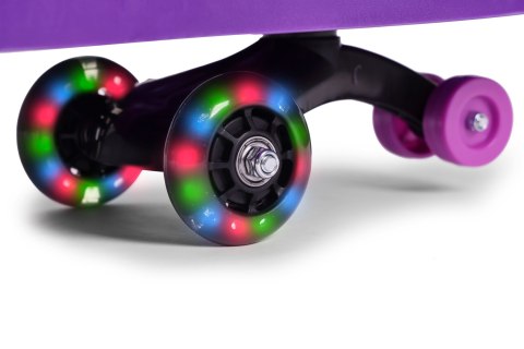 Jeździk grawitacyjny pojazd dla dzieci koła LED fioletowy ECOTOYS Jeździk grawitacyjny pojazd dla dzieci koła LED fioletowy ECOTOYS