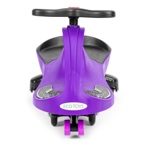 Jeździk grawitacyjny pojazd dla dzieci koła LED fioletowy ECOTOYS Jeździk grawitacyjny pojazd dla dzieci koła LED fioletowy ECOTOYS