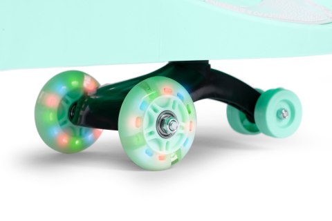 Jeździk grawitacyjny pojazd dla dzieci koła LED zielony ECOTOYS Jeździk grawitacyjny pojazd dla dzieci koła LED zielony ECOTOYS
