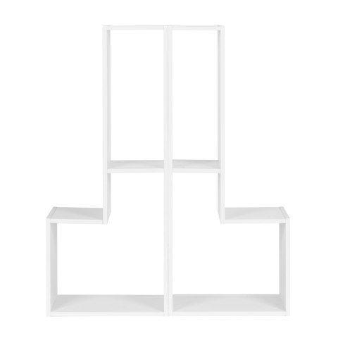 Nowoczesny regał modułowy geometryczny szafka na książki 4 półki ModernHome Nowoczesny regał modułowy geometryczny szafka na książki 4 półki ModernHome