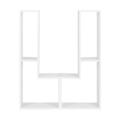 Nowoczesny regał modułowy geometryczny szafka na książki 4 półki ModernHome Nowoczesny regał modułowy geometryczny szafka na książki 4 półki ModernHome