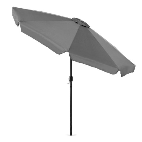 Parasol ogrodowy duży 3 m skośny łamany z korbą szary MultiGarden Parasol ogrodowy duży 3 m skośny łamany z korbą szary MultiGarden