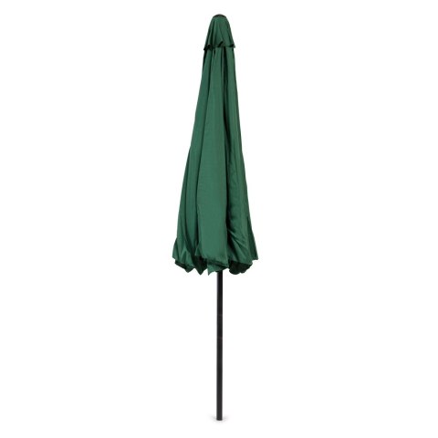Parasol ogrodowy duży 3 m skośny łamany z korbą zielony MultiGarden Parasol ogrodowy duży 3 m skośny łamany z korbą zielony MultiGarden