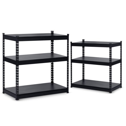 Regał metalowy magazynowy 183 x 90 x 45 cm Humberg HR-700 czarny Regał metalowy magazynowy 183 x 90 x 45 cm Humberg HR-700 czarny