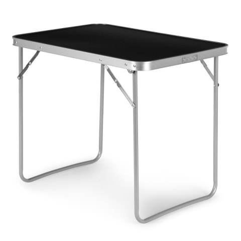 Stolik turystyczny stół piknikowy składany blat 80x60 cm czarny MultiGarden Stolik turystyczny stół piknikowy składany blat 80x60 cm czarny MultiGarden